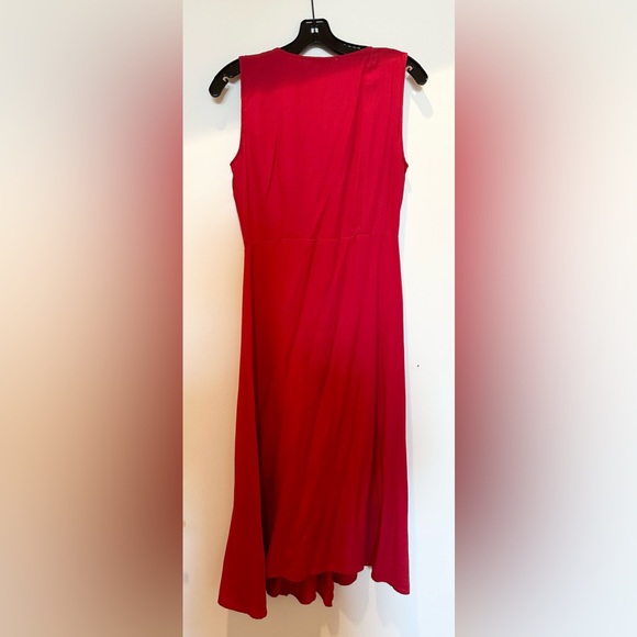 Red Midi Dress - Button Down - Small - Picture 8 of 9